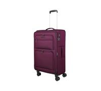 Travelite Valigia CUBIS taglia M 72 cm 78-88 LT trolley con lucchetto TSA | Valigia morbida con 4 ruote doppie e piega di espansione per 1-2 settimane, molto capiente, 2,8 kg, 72 x 41 x 27-31 cm