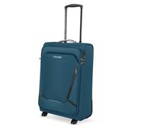 Travelite Bagaglio a mano con 2 ruote per Air France, KLM + ITA, lucchetto a combinazione integrato, trolley da bordo: trolley compatto con funzione di aggancio, 55 x 35 x 23 cm, 40 l, 2,2 kg, nero