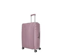 travelite Valigia rigida a 4 ruote grande con fodera riciclata, ELVAA: trolley elegante con angoli protettivi + serratura TSA, 76 cm, 102 litri