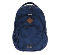travelite zaino Basic Melange Backpack Camouflage Navy