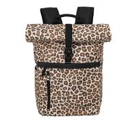 travelite zaino Basic Rollup Backpack Leopard
