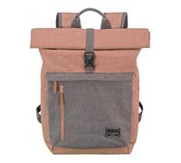 travelite zaino Basic Rollup Backpack Pink / Grey