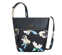 Travelon: Addison - Borsa a secchiello antifurto, Midnight Floral, One_Size, Addison - Borsa a secchiello antifurto, motivo floreale
