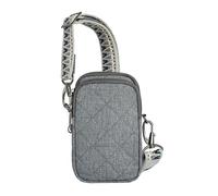 Travelon Anti-Theft Boho 2 Compartment Phone Crossbody, Borsa a Tracolla Unisex-Adulto, Erica Grigia, Taglia Unica