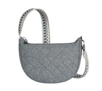 Travelon Anti-Theft Boho Crescent Crossbody, Borsa a Tracolla Unisex-Adulto, Grigio
