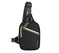 Travelon Greenlander - Borsa a tracolla compatta antifurto, Nero corvino, Taglia unica