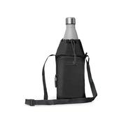 Travelon Insulated Water Bottle Tote, Borsa a Tracolla Unisex-Adulto, Nero