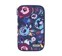 Travelon RFID Blocking Family Passaporto Zip Portafoglio Mod Floreale taglia unica
