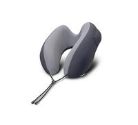 Travelon Transit Premium - Cuscino cervicale, blu navy/grigio, 26 x 14,6 cm x 26,9 cm (larghezza x altezza x profondità)