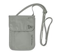 Travelon Undercover Neck Pouch RFID Blocking Travel Passport ID card Holder grigio