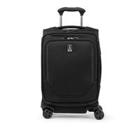 Travelpro Crew Classic Softside Bagaglio Espandibile con Ruote Spinner, Nero, Checked Large, Crew Classic Softside Bagaglio Espandibile Con Ruote Spinner
