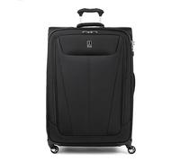 Travelpro Maxlite 5 Bagaglio da stiva espandibile dotato di lato morbido e 4 ruote girevoli, valigia leggera, borsone da viaggio con ruote, uomo e donna, nero, grande a quadri, 79x54x34 cm.