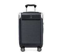Travelpro Platinum Elite Hardside Expandable Carry on Luggage, 8 Wheel Spinner, TSA Lock, Hard Shell Polycarbonate Suitcase, Shadow Black, Carry on 21-Inch