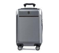 Travelpro Platinum Elite Bagaglio a mano espandibile con lato rigido, 8 ruote girevoli, lucchetto TSA, valigia da cabina in policarbonato, grigio vintage, trolley compatto, 56x36x23 cm