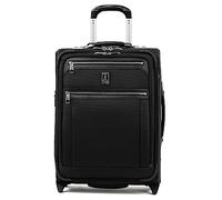 Travelpro Platinum Elite Softside Expandable Carry on Luggage, 2 Wheel Upright Suitcase, USB Port, Men and Women, International, Shadow Black, Carry On 20-Inch