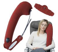 Travelrest Ultimo cuscino da viaggio per collo e corpo - Cinghia per seggiolino aereo e auto - allevia il dolore alle spalle, comodo e pratico per ufficio, aereo, autobus e treno - piccolo