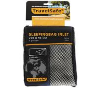 TravelSafe Sacco a pelo in cotone, busta Onesize Black