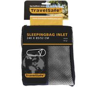 TravelSafe Sacco Lenzuolo in Seta, mummia Onesize Black
