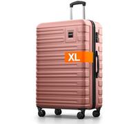 Travely Valigia in policarbonato grande 77 cm XL - volume interno 100 L - misura della cinghia 158 cm, valigie da viaggio, valigie e trolley, valigie da viaggio con rotelle