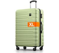 Travely Valigia in policarbonato grande 77 cm XL - volume interno 100 L - misura della cinghia 158 cm, valigie da viaggio, valigie e trolley, valigie da viaggio con rotelle