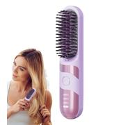 TRAVERE PACCOLARE INDIETRO, RASTERIO DI PACCHI PORTATIVO, Pennello wireless Curler, Rivegno a crema a cordone ionico a cordone 2 in 1 antiscalda per tutti i tipi di capelli