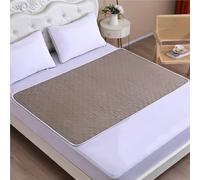Traversa Impermeabile Matrimoniale Lavabile e Assorbente, Traverse Letto Morbide Traspirante Riutilizzabili, per Adulti Singolo Poltrone Divano(Hellbraun,180 x 200 cm)
