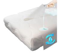Traversa Impermeabile Tessuto Spugna Cotone Pvc Coprimaterasso Salva Divano Culla Letto 140x100 Cm