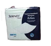 Serenity Relax Traverse Assorbenti Monouso 60 x 90 cm, 30 traverse