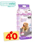 Traverse per Cani 60x60 → 40 - 80 - 120 Tappetini Assorbenti con Carboni Attivi
