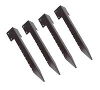 Traversina da giardino supporto angolo singolo palo sicuro staffa a punta...