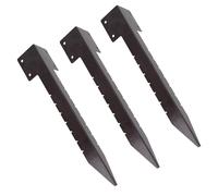 Traversina da giardino supporto angolo singolo palo sicuro staffa a punta...