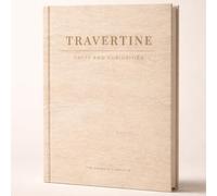 TRAVERTINE Facts & Curiosities: A Large Decorative Coffee Table Book for Home Décor and Interior Design