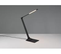 TRAVIS LAMPADA DA STUDIO LED 6,5W 650lm, 3000+5000+6500K NERA TOUCH RICARICABILE USB CON REGOLAZIONE TEMPERATURA DI COLORE E FUNZIONE MEMORIZZAZIONE H. 72CM