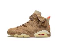 Travis Scott Air Jordan 6 Retro in kaki britannico, Cachi (british khaki), 6 Wide