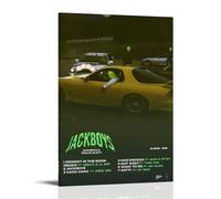 Travis Scott JackBoys - Poster artistico anti schizzi per soggiorno e camera da letto, dipinti da appendere, adatti per molteplici scenari, non c'è bisogno di perforare, facile da installare, adatto