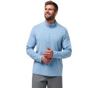 TRAVISMATHEW Layer The Heater 1/4 Zip, blu chiaro