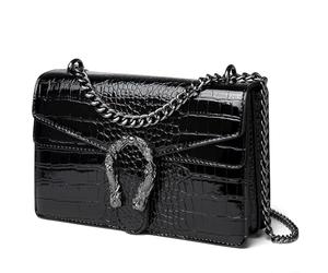 Travistar Borsa Tracolla Donna Piccola - Borsa Donna Tracolla Piccola in Pelle Borse Nera Borsa a Spalla per Danna Modello Borsetta Firmate Pochette Donna Catena Borsa da Sera Borsa a Mano Donna