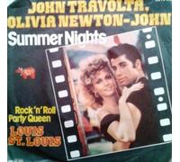 TRAVOLTA, JOHN, NEWTON-JOHN, OLIVIA - TRAVOLTA, JOHN, NEWTON-JOHN, OLIVIA / Summer Nights / Rock`n `Roll Party Queen / LOUIS ST. LOUIS / 1978 / Bildhülle / RSO # 2090316 / Deutsche Pressung / 7" Vinyl Single Schallplatte