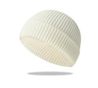 Trawler Beanie Hat - Berretto corto da pescatore in tempo freddo, elasticizzato, stile retrò e hip-hop