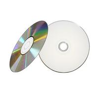 Traxdata - CD / CD-R vergini 52 x color argento/diamante, stampabili, con custodia morbida, 5 pezzi