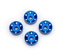 TRAXXAS 10257-BLUE Spessori per Cerchi in Alluminio Blu Maxx Slash