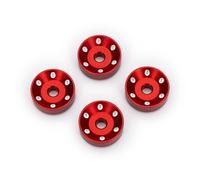 TRAXXAS 10257-RED Spessori per Cerchi in Alluminio Rossi Maxx Slash