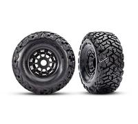 TRAXXAS 10272 Gomme BELTED su Cerchi Nero Maxx Slash
