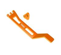 TRAXXAS 10726-ORNG Fermabatterie in Allumino 6061- T6 Arancione