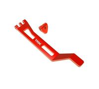 Traxxas 10726-RED - Mini Maxx Alluminio Batteria Hold Down w/Post, Rosso