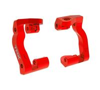 TRAXXAS 10733-RED Blocchetti Caster C Destro e Sinistro in Allumino Rosso