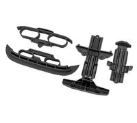 TRAXXAS 10837-BLK Skidplate e Paraurti Neri Anteriore e Posteriore per 10823