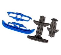 TRAXXAS 10837-BLUE Skidplate e Paraurti Blu Anteriore e Posteriore per 10823
