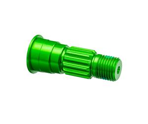 TRAXXAS 10953-GRN Mozzo Anteriore in Allumino Anodizzato Verde FUNCO