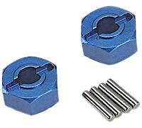 Traxxas 1654 x hex/asse mozzo ruota pins Model Car Parts, blu, 1.5 x 8 mm